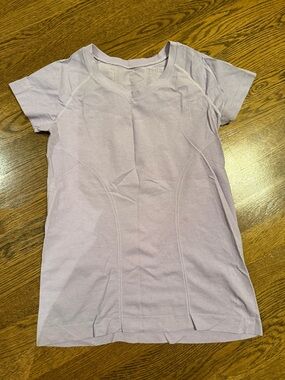 Zella Lavender Performance Mesh Tee